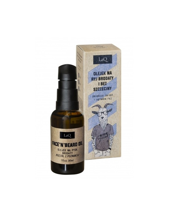 Kozioł olejek na ryj brodaty i bez szczeciny 30 ml | LaQ