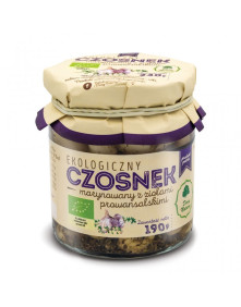 Czosnek marynowany z prowansalskimi ziołami Eko Dary Natury 190 g