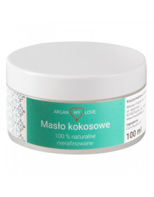 Masło kokosowe 100 % naturalne nierafinowane 100 ml | Argan My Love