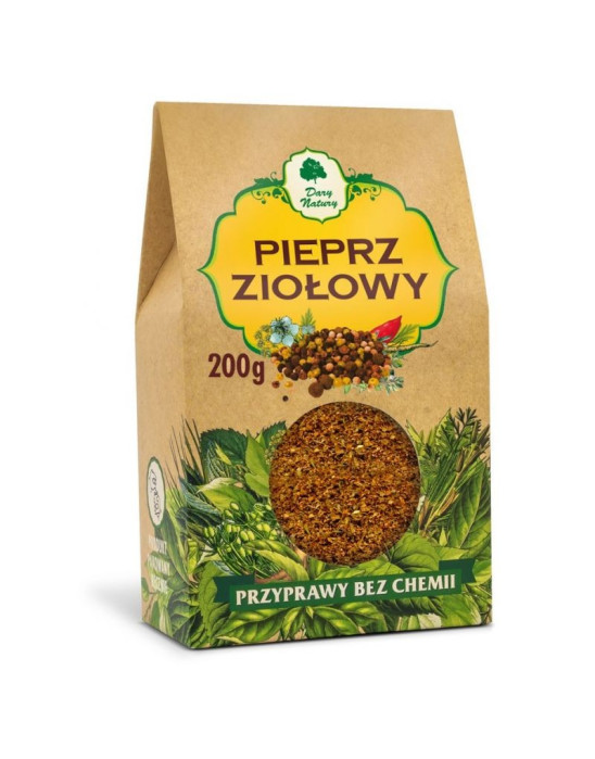 Pieprz ziołowy mielony Dary Natury 200 g