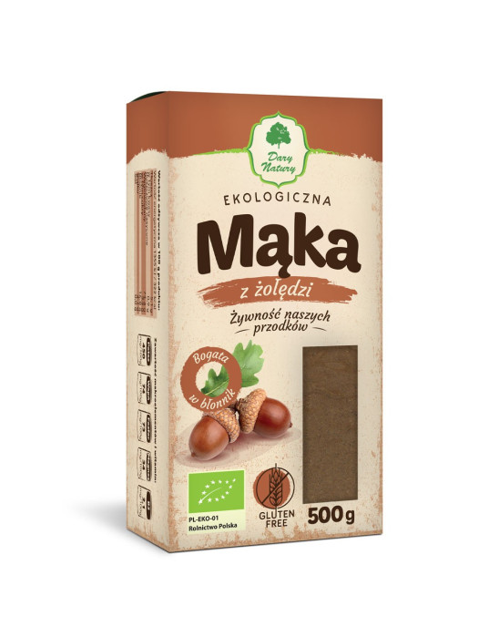 Mąka z żołędzi Eko Dary Natury 500 g
