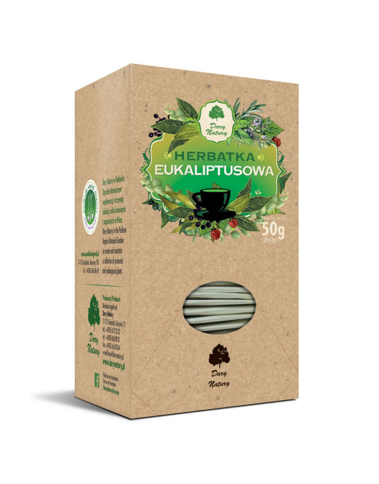 Herbatka Eukaliptusowa 25 x 2 g | Dary Natury