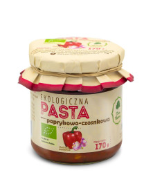 Pasta Paprykowo-Czosnkowa Ekologiczna 170 g Dary Natury