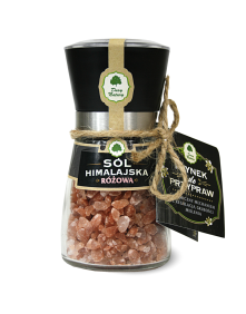 Sól himalajska różowa w młynku Dary Natury 180 g