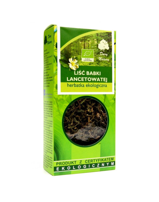Liść babki lancetowatej Dary Natury 25 g