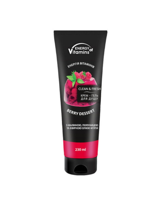 Kremowy Żel pod prysznic Malinowy Deser 230 ml