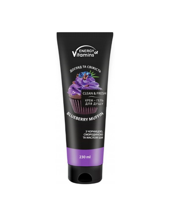 Żel pod prysznic z zapachu muffinki z jagodami 230 ml