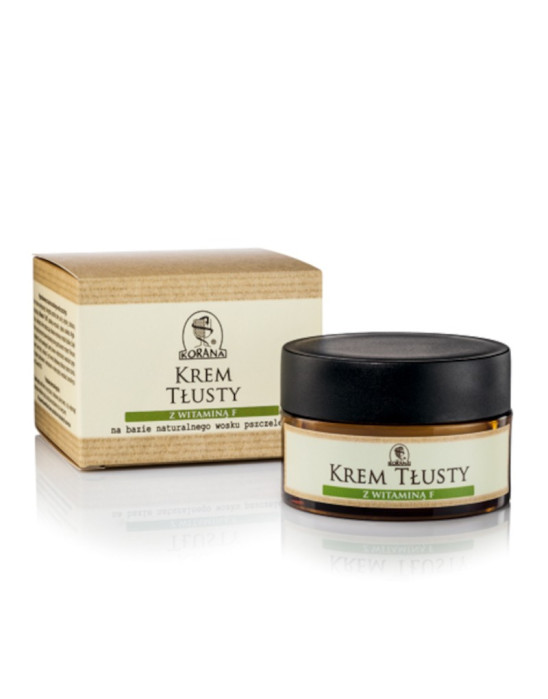 Krem tłusty z witaminą F do twarzy 50ml | Korana