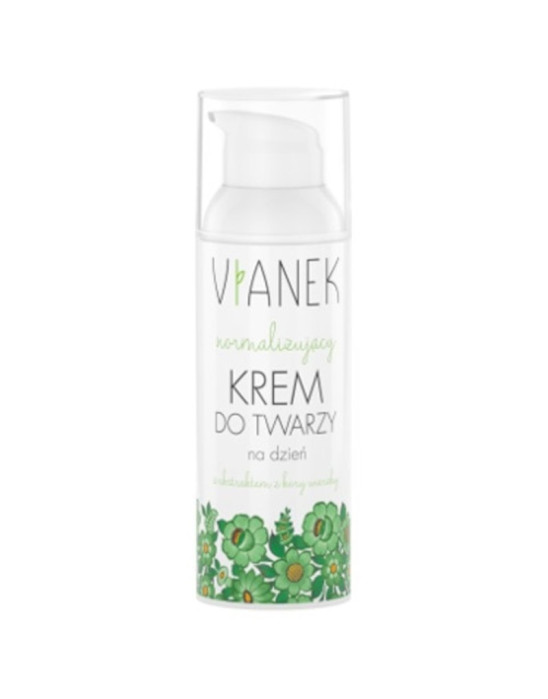 Vianek Zielony - Normalizujący Krem Do Twarzy Na Dzień - 50 ml