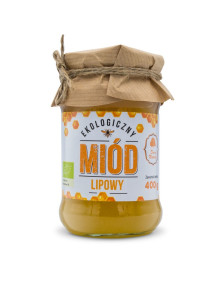 Miód Lipowy Ekologiczny 400g Dary Natury