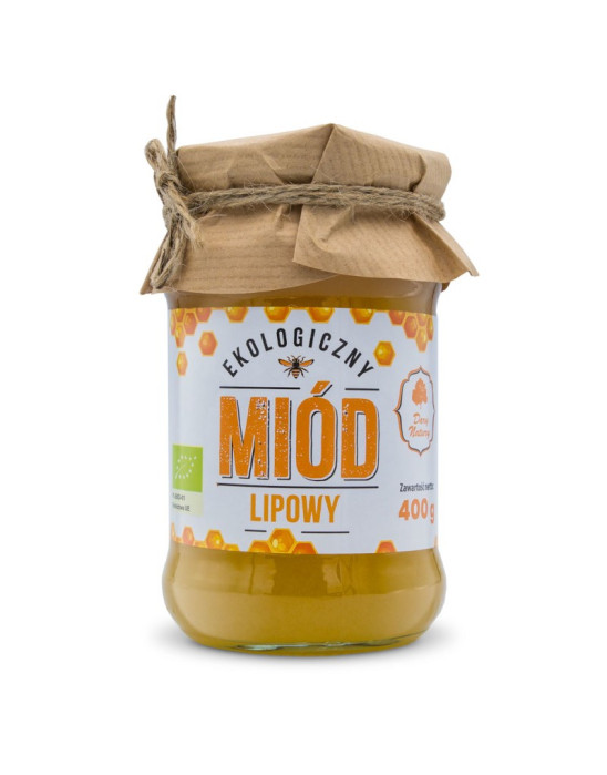 Miód Lipowy Ekologiczny 400g Dary Natury
