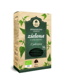 Herbata zielona cejlońska z pokrzywą Dary Natury 25 x 2 g