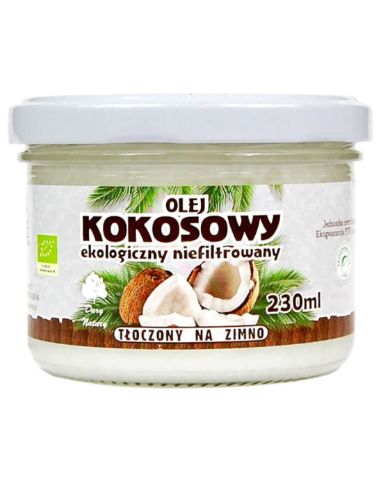 Olej kokosowy EKO 230ml Dary Natury