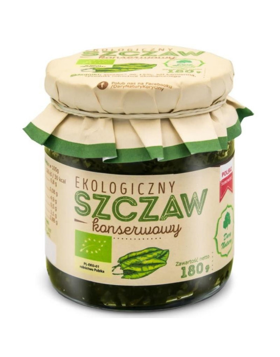 Szczaw konserwowy 180 g | Dary Natury