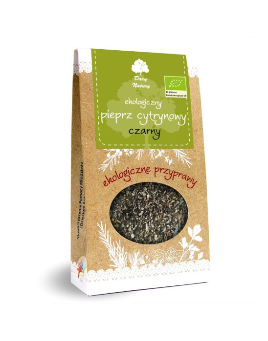 Pieprz cytrynowy czarny Dary Natury 50 g