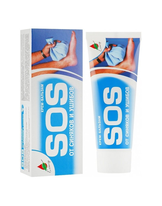 Krem Balsam SOS Przeciw Siniakom i Stłuczeniom 75 ml Elixir