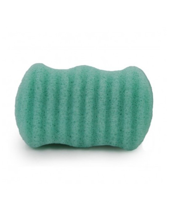 Gąbka konjac do twarzy i ciała Mięta Pieprzowa Bebevisa 10 x 6 cm