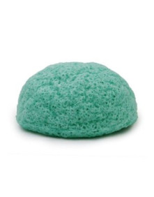 Gąbka konjac do twarzy Mięta Pieprzowa Bebevisa 6,5 x 8 cm