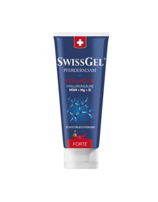 SwissGel emulsja z kolagenem rozgrzewająca Maść Końska 200 ml | SWISS MEDICUS