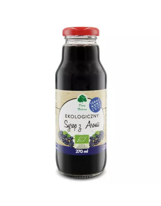 Syrop z aronii ekologiczny Dary Natury 270 ml