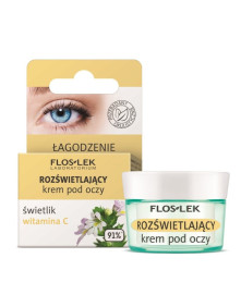 Rozświetlający krem pod oczy świetlik i witamina C 15 ml Floslek