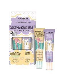 VEGE LIP CARE ZESTAW Odżywienie ust w 2 krokach Scrub + Maska Floslek
