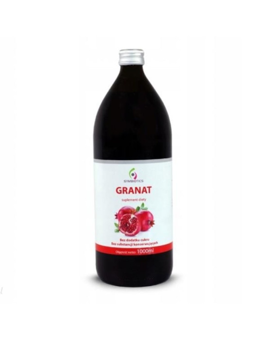 Sok z granatu bez cukru 1000 ml Symbiotics
