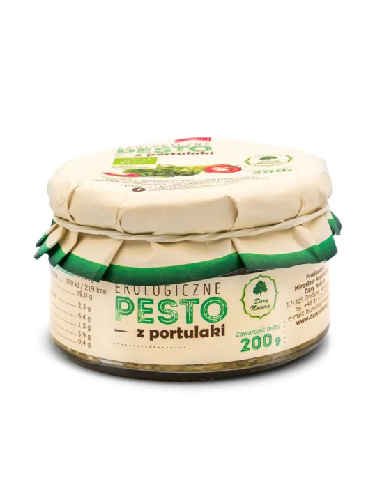 Pesto z portulaki EKO 200g Dary Natury