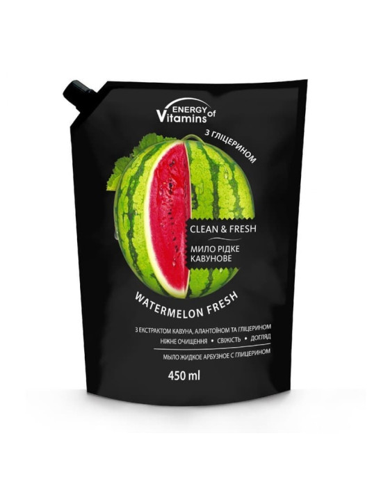 Mydło w płynie z arbuzem 450 ml Energy Of Vitamins