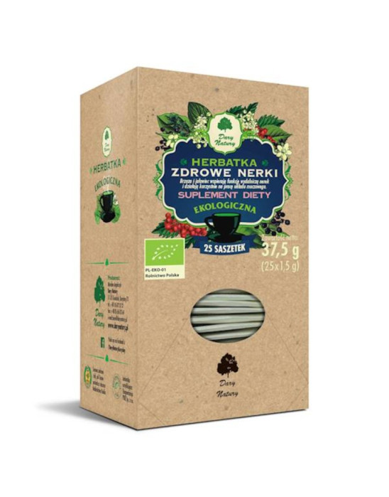 Herbata zdrowe nerki 25x1,5 g | Dary Natury