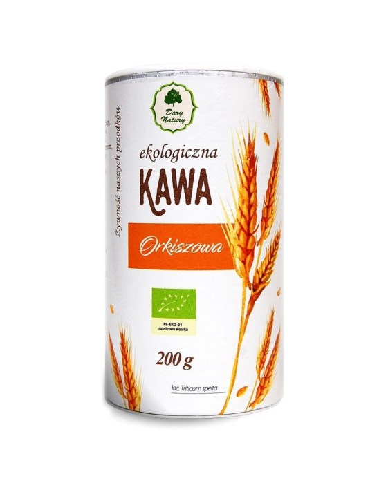 Kawa orkiszowa ekologiczna Dary Natury 200 g