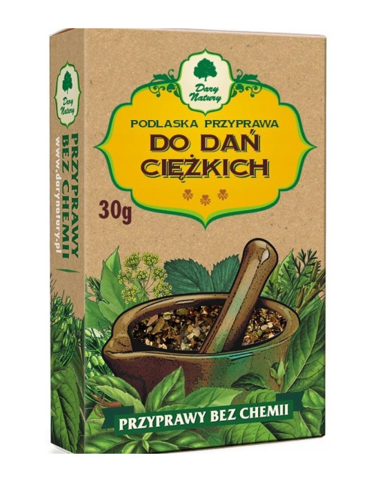 Przyprawa do dań cięzkich 30 g / Dary Natury