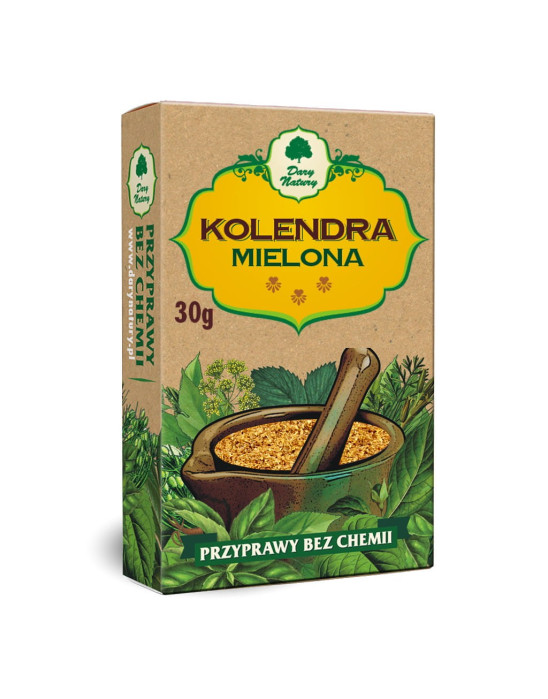 Kolendra mielona 30g Dary Natury