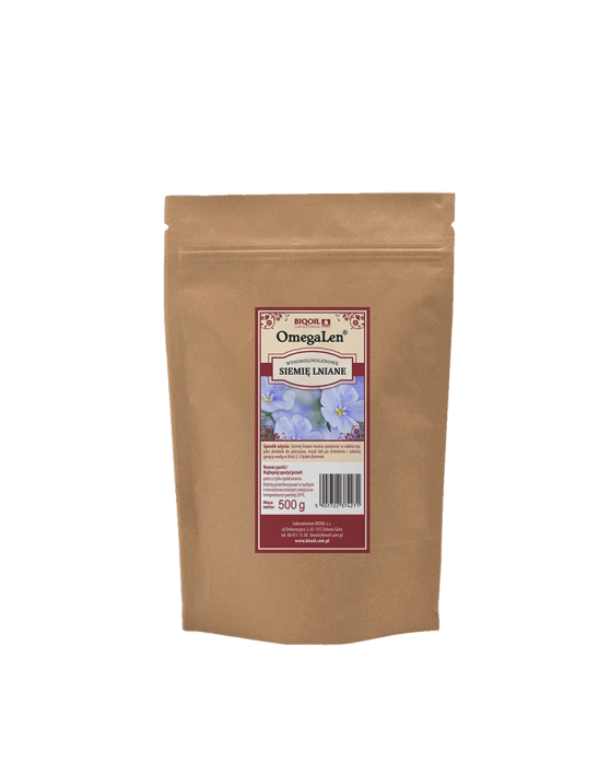 Siemię lniane wysokolinolenowe 500g
