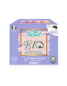 Podpaski ultra cienkie kompostowane Vivicot Be Natural 14 szt.