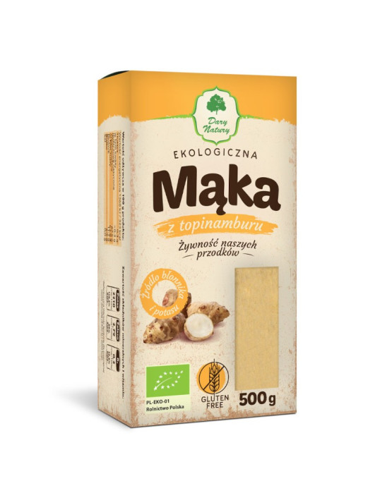 Mąka z topinamburu 0,5kg / Dary NaturyMąka z topinamburu 0,5kg / Dary Natury