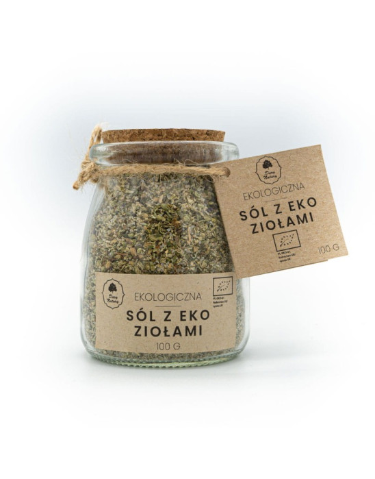Sól z eko ziołami 100g - słoiczek / Dary Natury