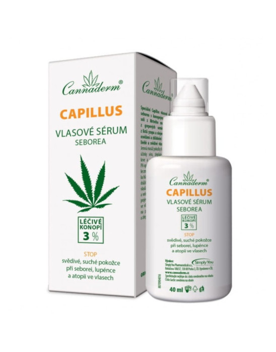 Serum na łojotok Capillus Cannaderm – ogranicza produkcję łoju