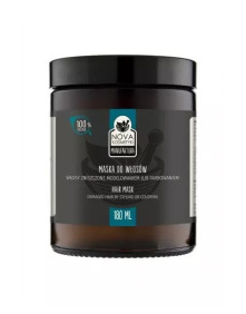 Maska do włosów zniszczonych modelowaniem i farbowaniem NOVA Kosmetyki 180 ml