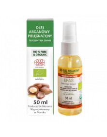 OLEJ ARGANOWY BIO z certyfikatem ECOCERT- plastikowa butelka spray 50 ml