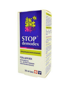 Żel do powiek stop, 30ml | DEMODEX