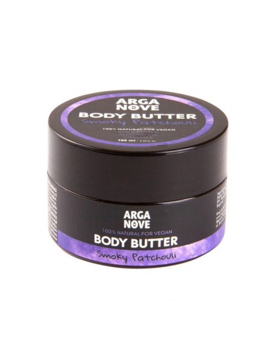 Naturalne masełko do ciała Smoky Patchouli ArgaNove – z witaminą E