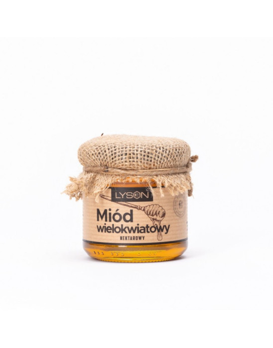 Miód wielokwiatowy 250g słoik Twist Off Lyson