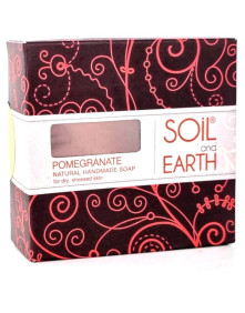 Ręcznie robione mydło owoc granatu 100% vegan 125g Soil&Earth