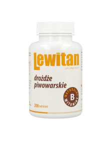 Drożdże piwowarskie 200 tabl. Lewitan