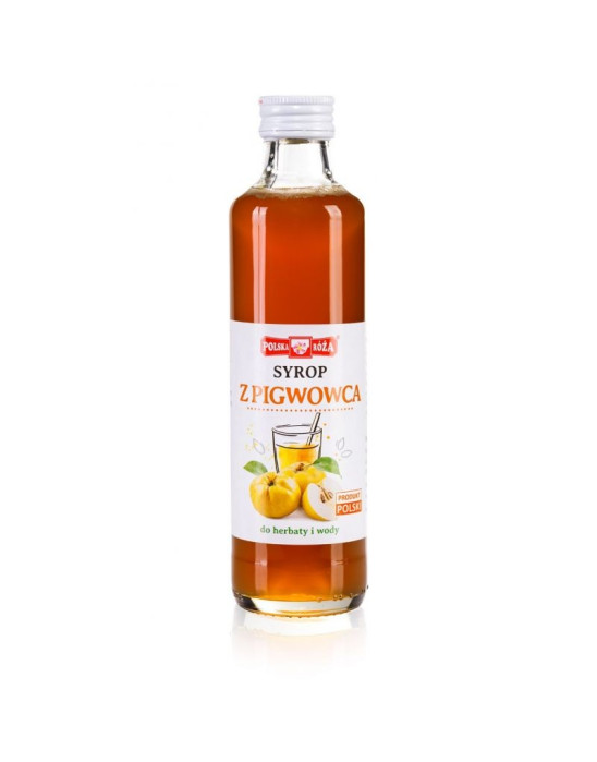 Pyszny syrop z pigwowca Polska Róża – z naturalnego soku NFC