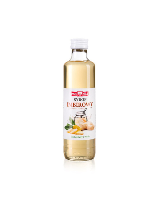 Imbirowy syrop Polska Róża – pyszny dodatek do herbaty