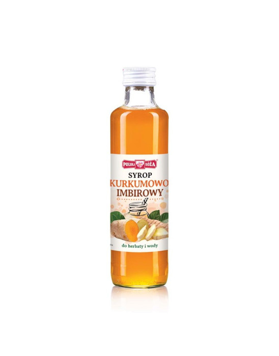 Syrop z kurkumy z imbirem Polska Róża – z naturalnych soków