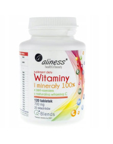 Suplement witaminy i minerały Aliness – tabletki z witaminami