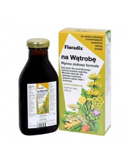 Floradix | Na wątrobę ziołowa formuła  250 ml